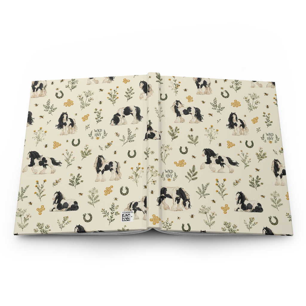 Bee & Horseshoe Equestrian Journal | Hardcover Horse Notebook