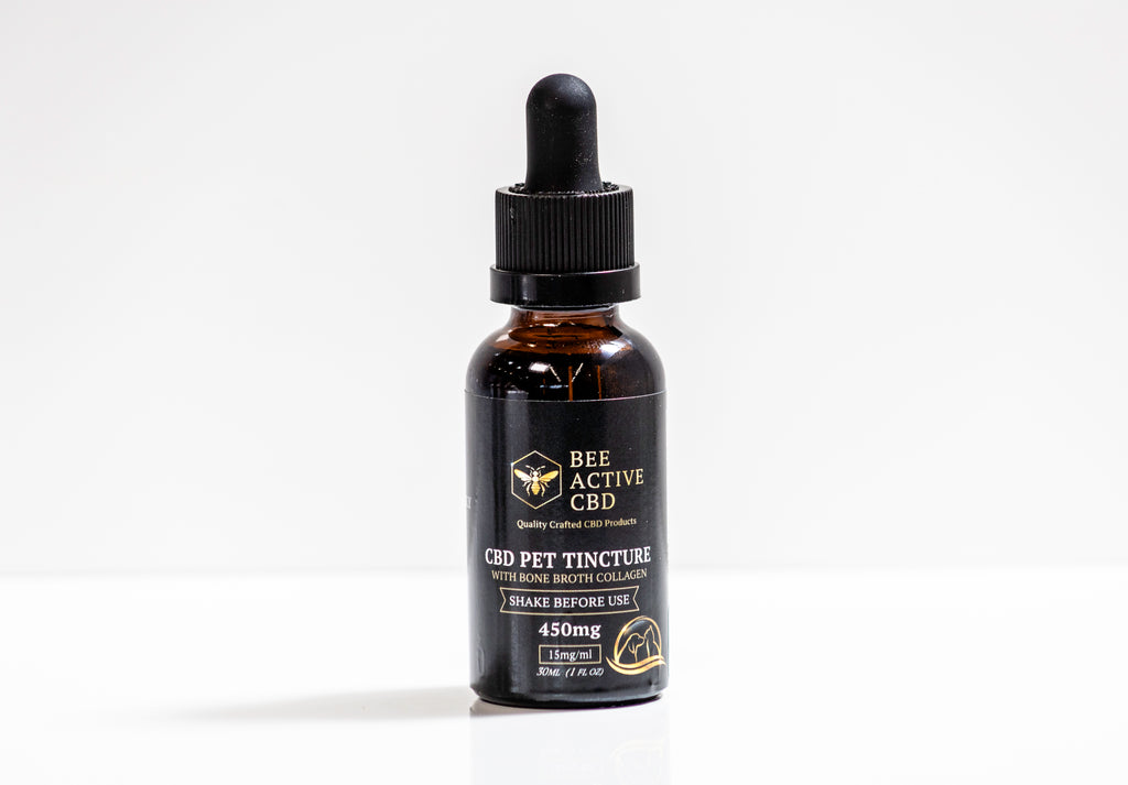 Bee Active CBD Pet Tincture – Bone Broth Flavor