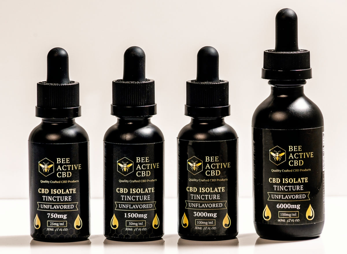 Bee Active CBD Isolate Tincture Unflavored