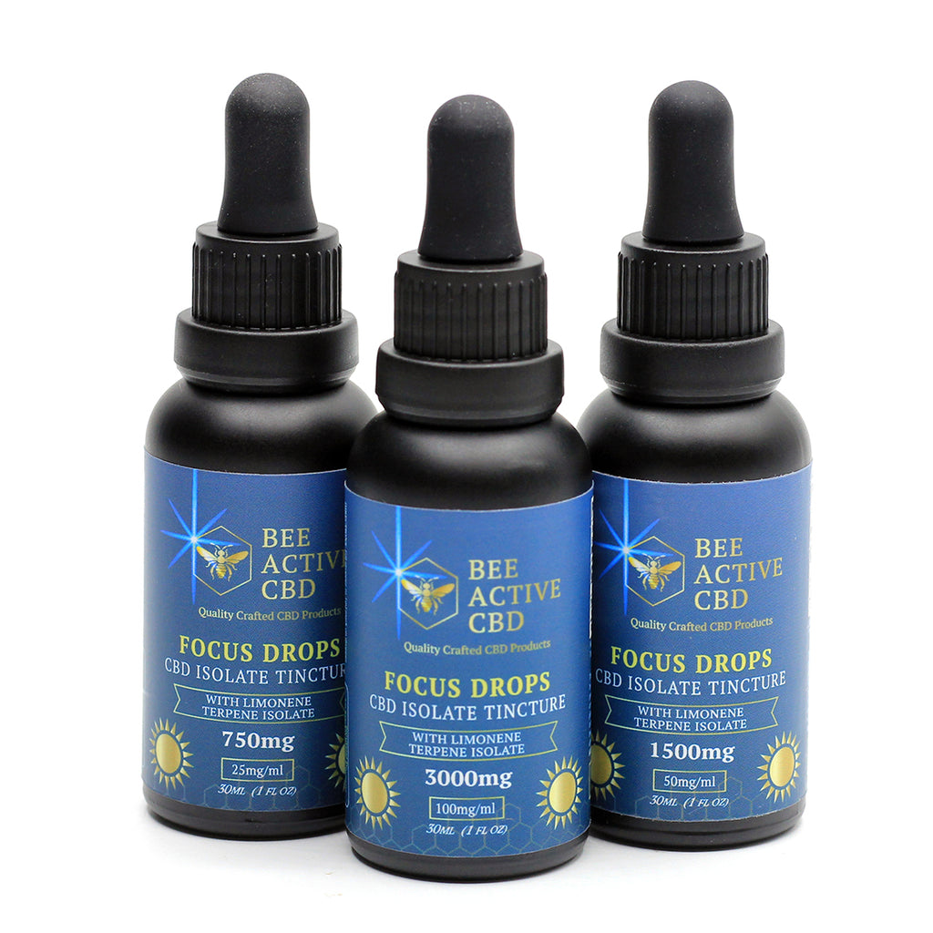 Bee Active CBD Focus Drops Isolate