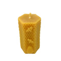 Bees on Honeycomb Candle
