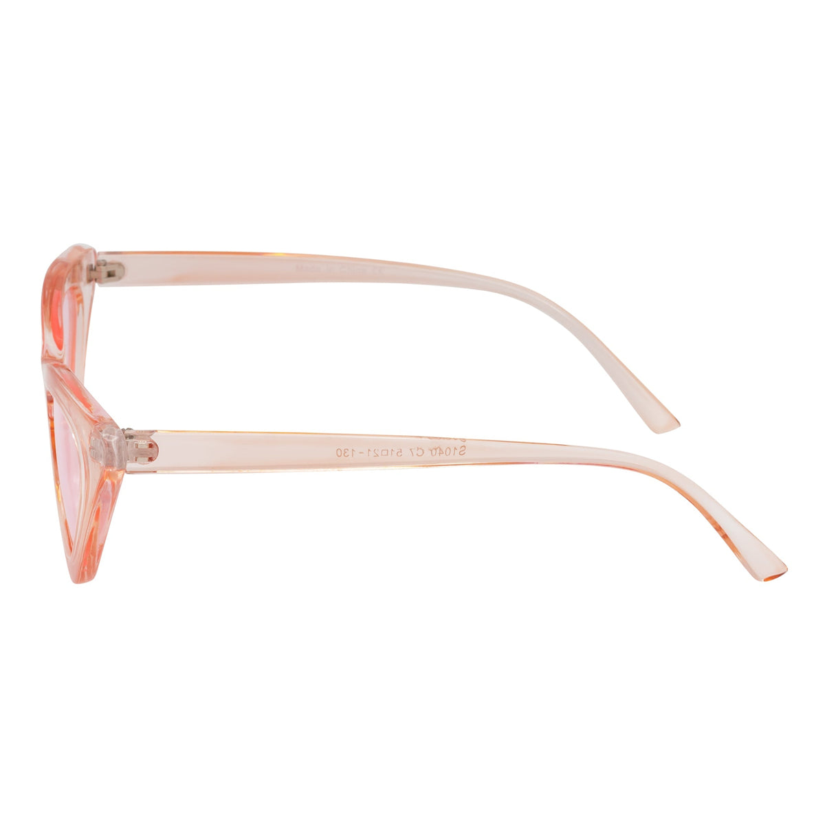 FELINE - Oval Small Cat Eye Sunglasses Pink Pink-3
