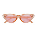 FELINE - Oval Small Cat Eye Sunglasses Pink Pink-0