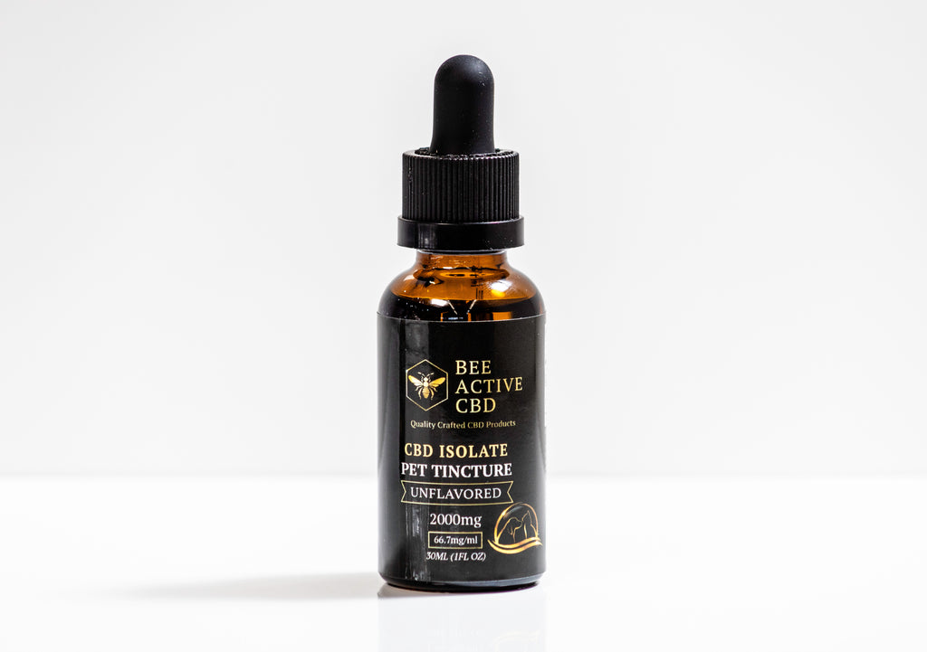 Bee Active CBD Pet Tincture – Unflavored-1